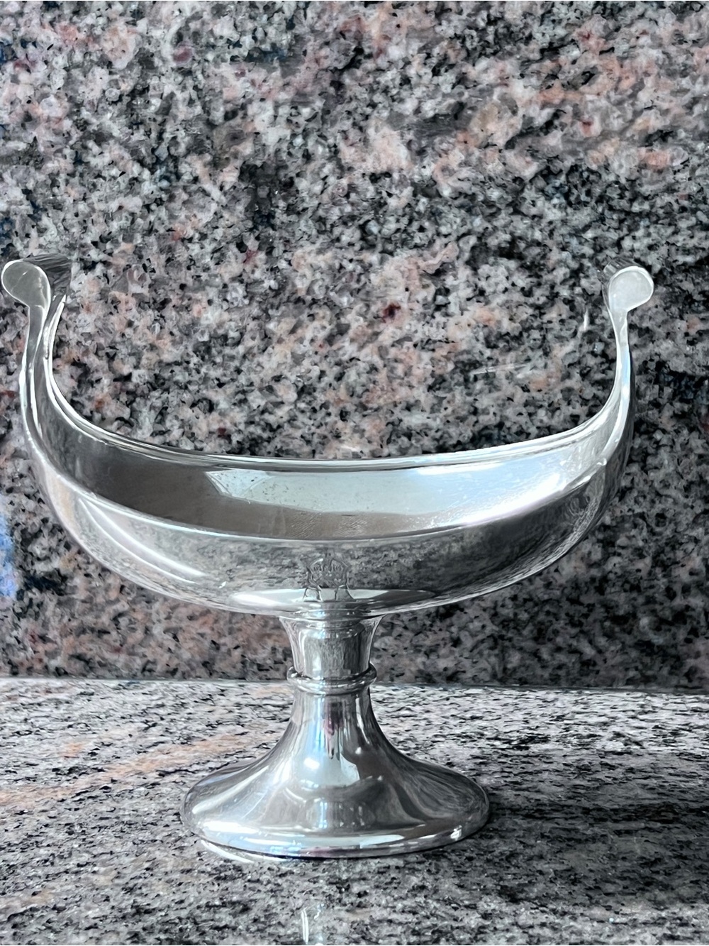 Antique WWI Liberty & Co Sterling Silver Viking Longship Salt Cellar- Birmingham